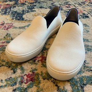 Rothy's Bright White Slip On Sneakers